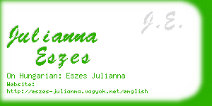 julianna eszes business card